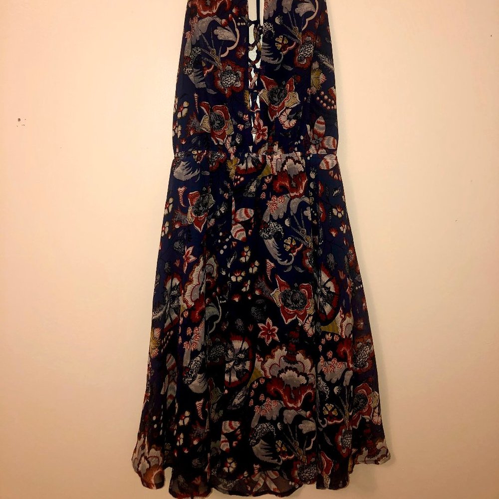 Floral Blue Dress